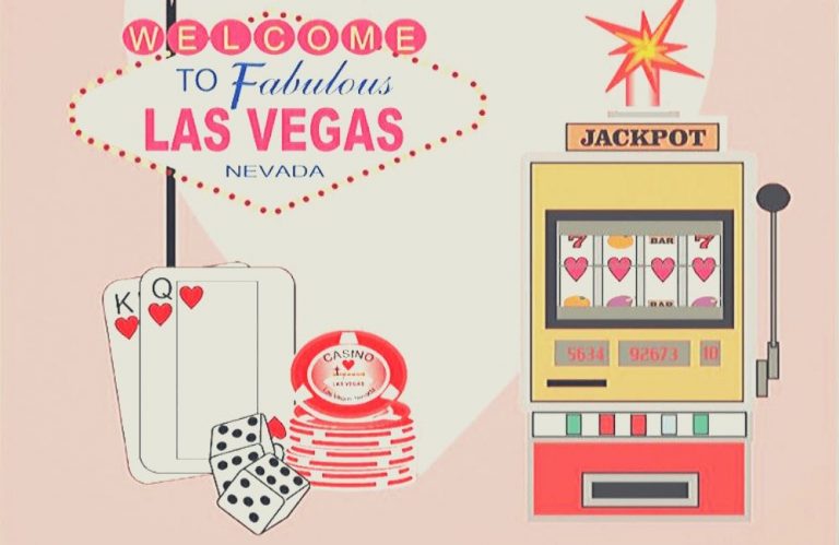 Love Vegas Style Wedding Invitation