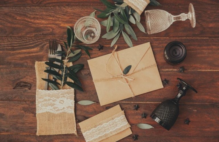Rustic Winter Wedding Invitations