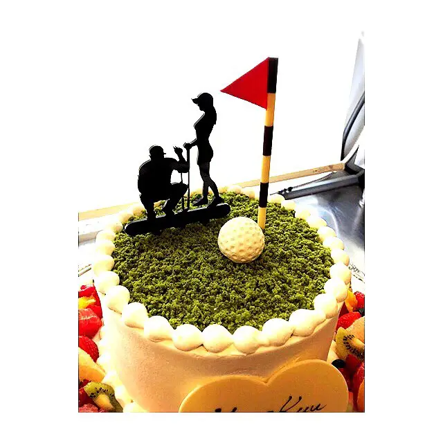 Golf Themed Wedding Ideas & Inspiration, wedding cake.