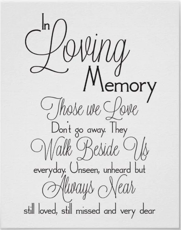 Wedding Memorial Signs