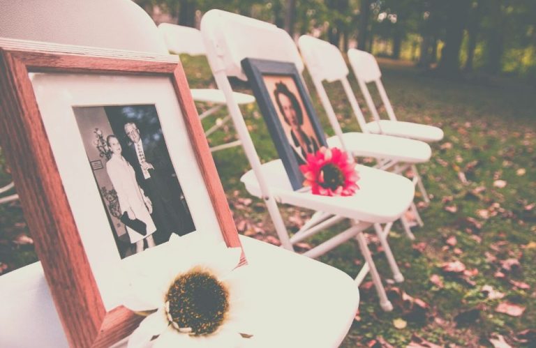 Memorial wedding sign