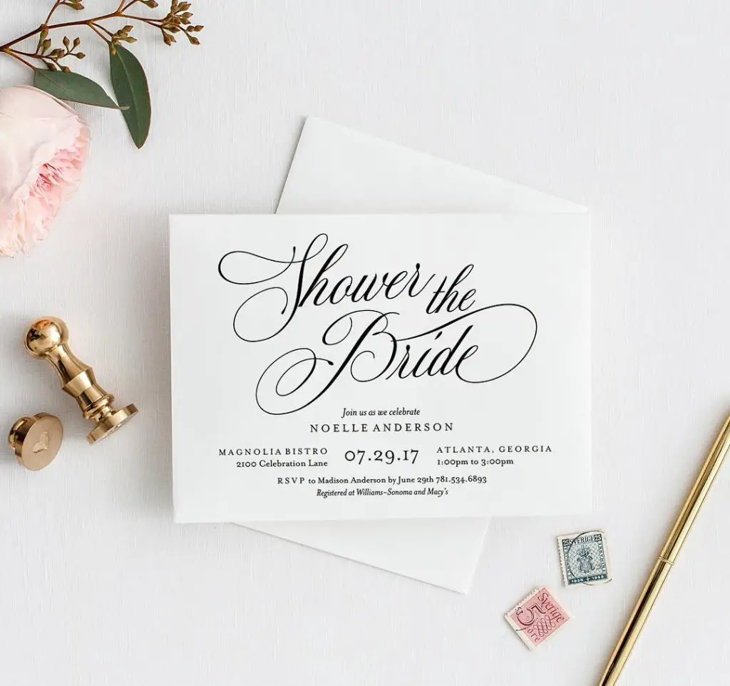 Bridal Shower Invitations - All You Need To Know. Musical Bridal Shower Invitation