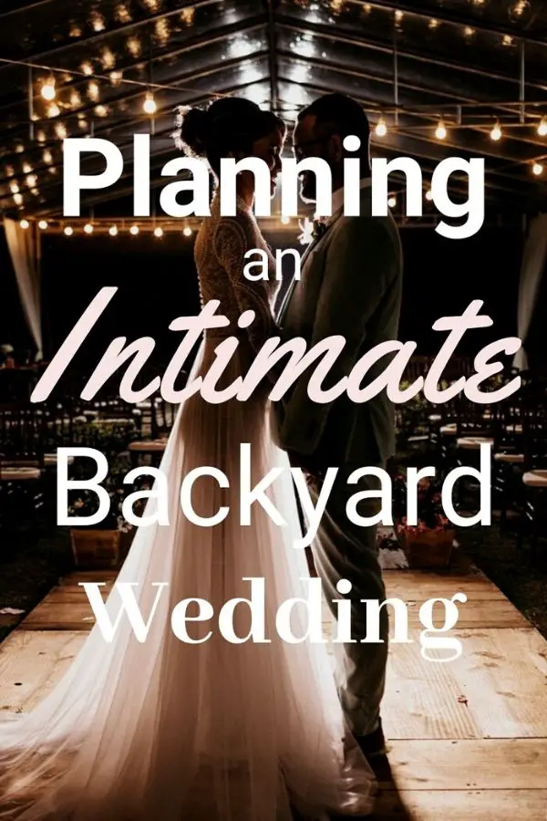  Intimate Backyard Wedding 