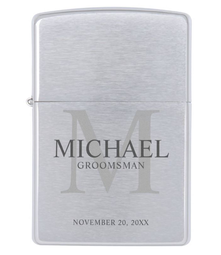 Groomsmen Zippo Lighter Groomsmen Proposal Useful, Non-Alcoholic Gifts Ideas 