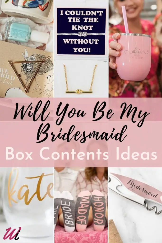 Will You Be My Bridesmaid Box Contents