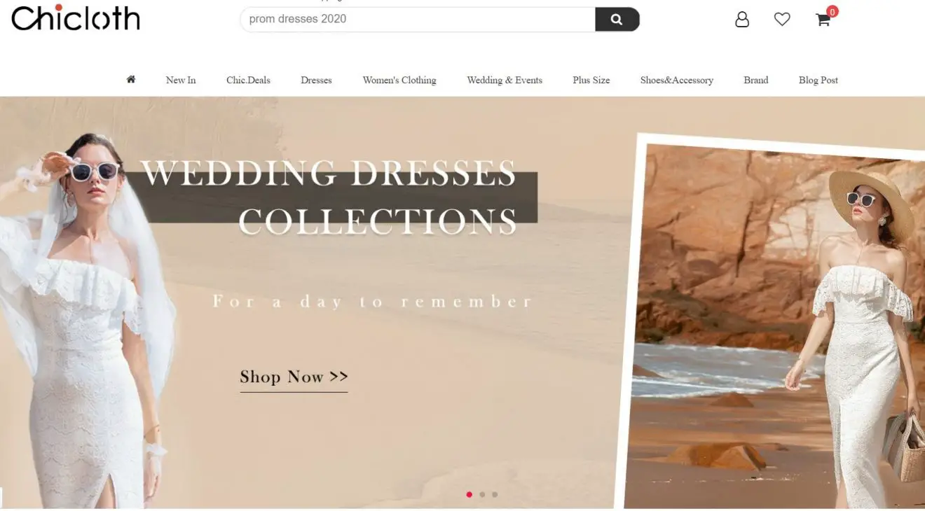 wedding shopping online