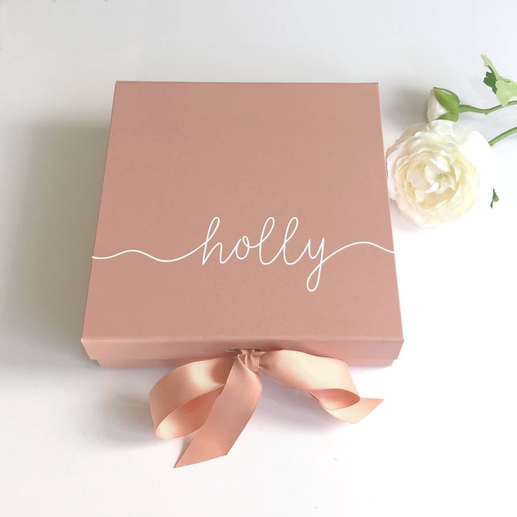 Bridesmaids Proposal Boxes, Rose Gold Bridesmaid and MOH Gift Box