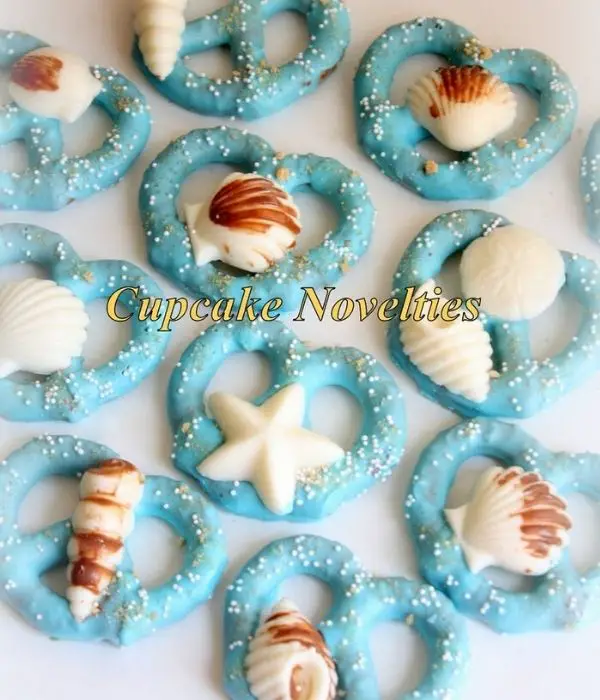 Pretzels Ocean Cookie Beach Wedding Cookies Favors