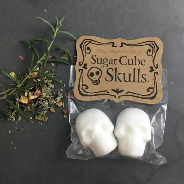 Ideas For Halloween Wedding Favors, Skull Sugar Cubes Halloween Wedding Favors