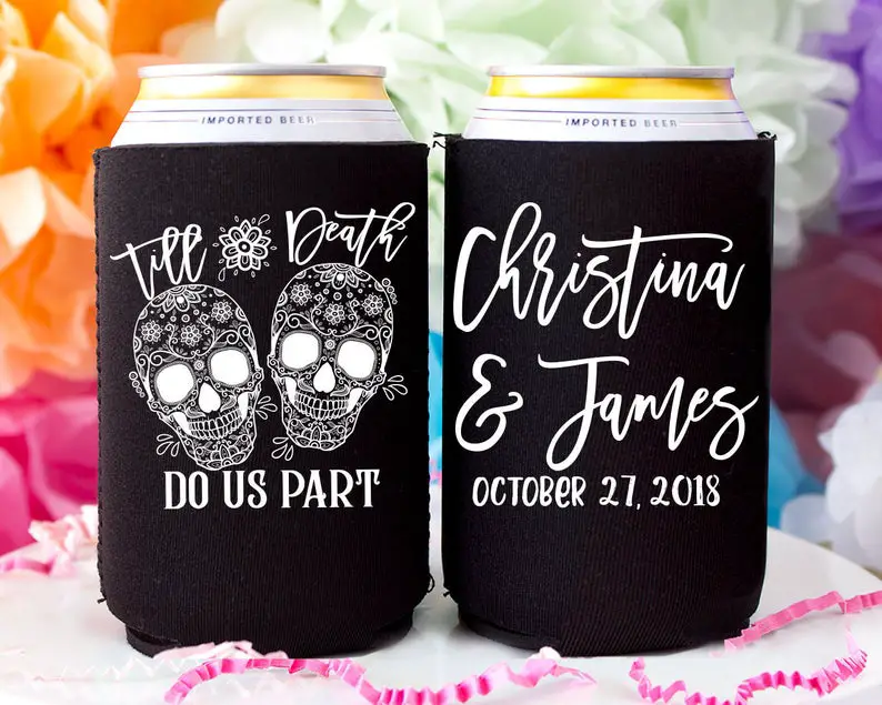 Ideas For Halloween Wedding Favors, Can Cooler 