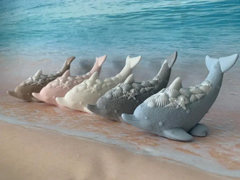Dolphin Soap Beach Wedding Sea Creatures Themed Favors