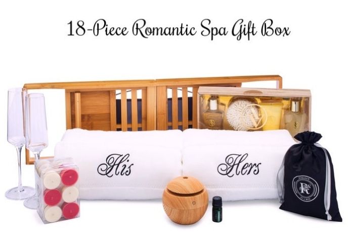 Romantic At Home Spa Gift Box for Newly Engaged Couples