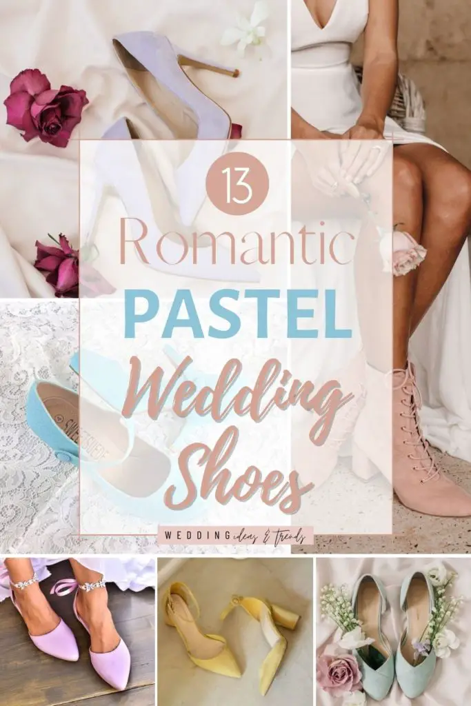 Pastel Colored Wedding Shoes