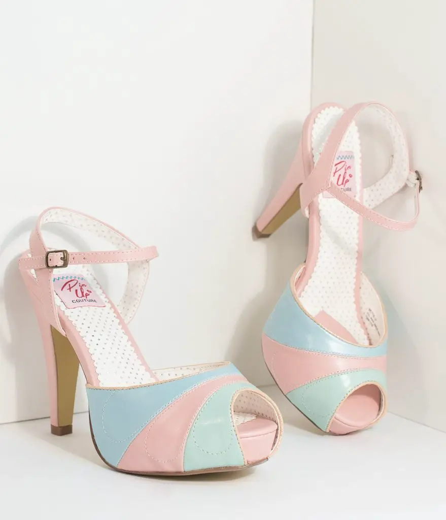 13 Romantic Pastel Colored Wedding Shoes for A Unique Bridal Style