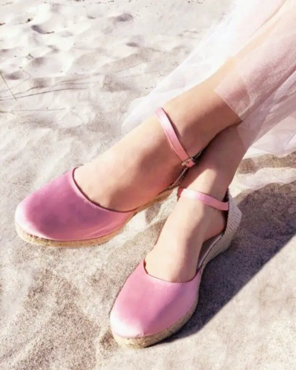 Pink Comfortable Wedding Shoes