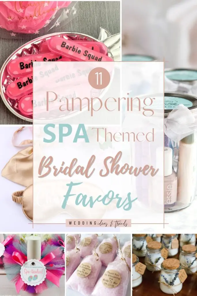 11 Pampering Spa Themed Bridal Shower Favors