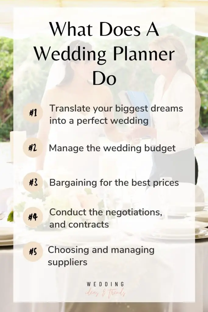 Wedding Planner or Day-of Coordinator What is Their Role wedding ideas