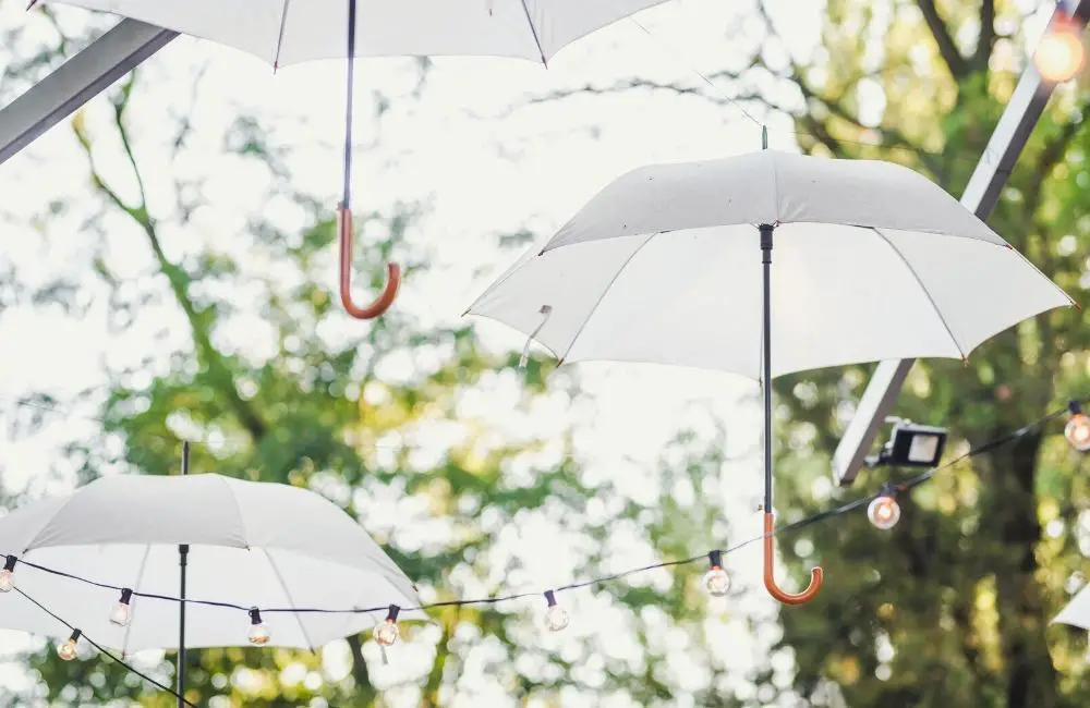 How to Provide Shade At Outdoor Wedding Using Parasols