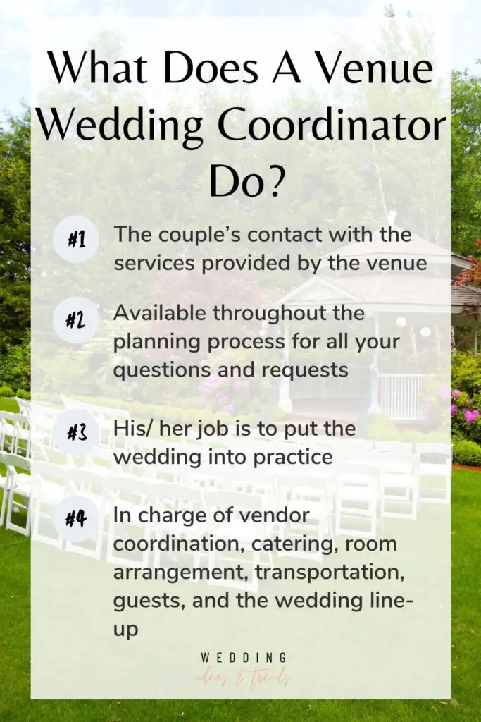 What  Does A Venue Wedding Coordinator Do? 