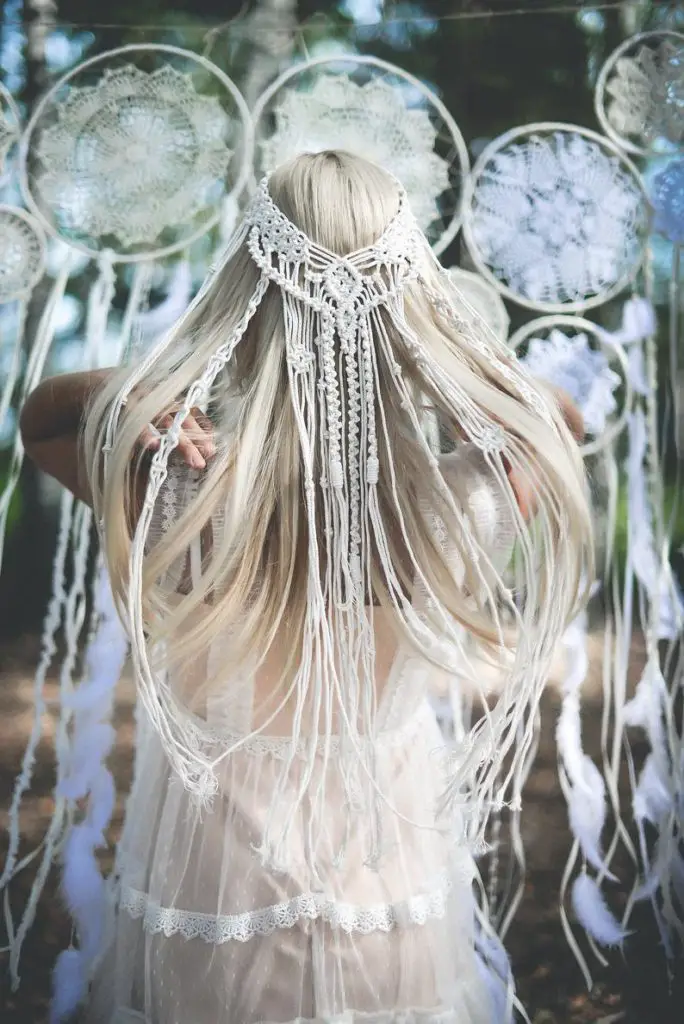  Macrame Wedding Veil