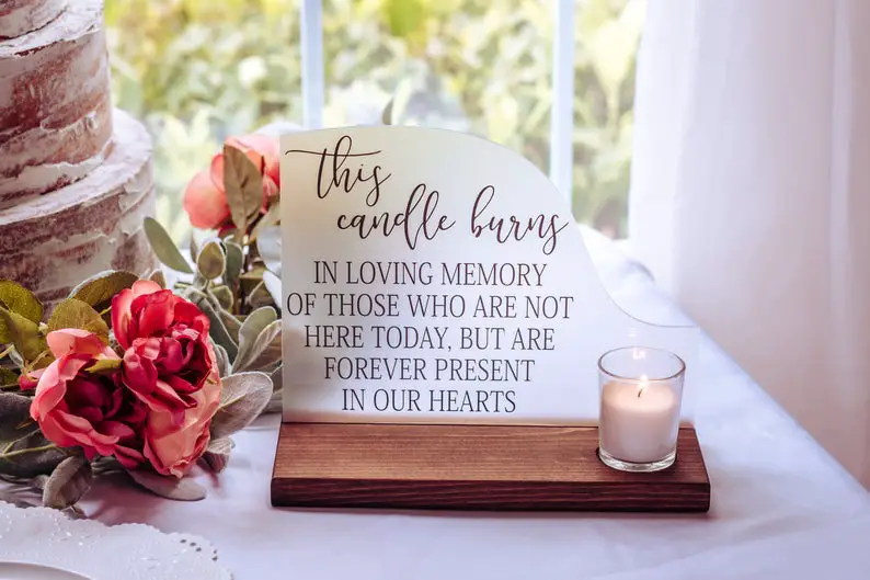 In Memory of - Wedding Memorial Signs Inspirations wedding ideas