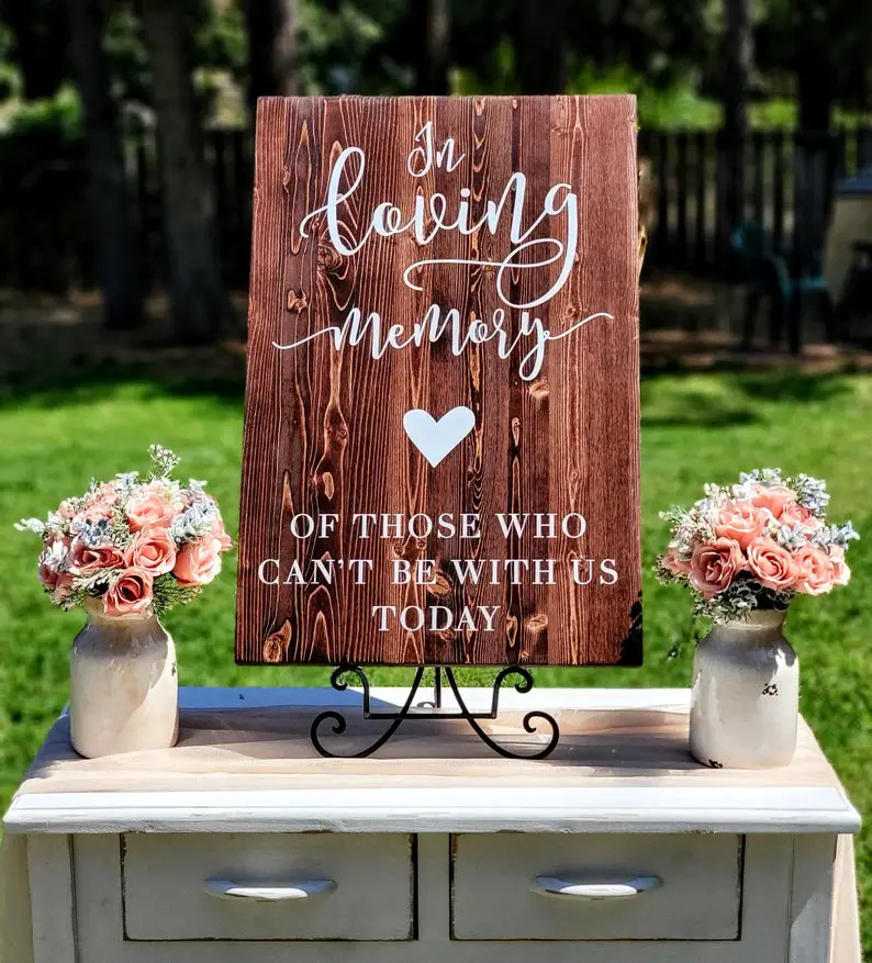 In Memory of - Wedding Memorial Signs Inspirations wedding ideas