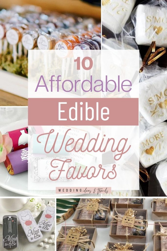 Affordable Edible Wedding Favors