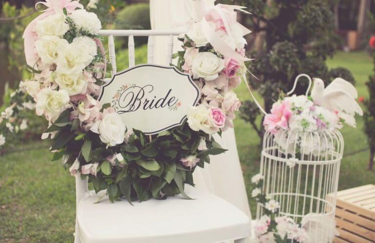 10 Unique Ideas for Bride and Groom Chair Signs