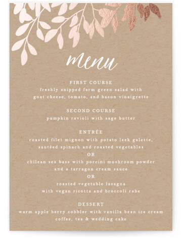 Wedding Elegant Menu Cards Ideas for Wedding Themes - wedding ideas