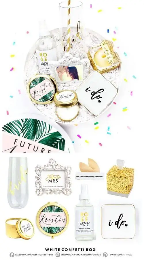 Confetti Engagement Basket