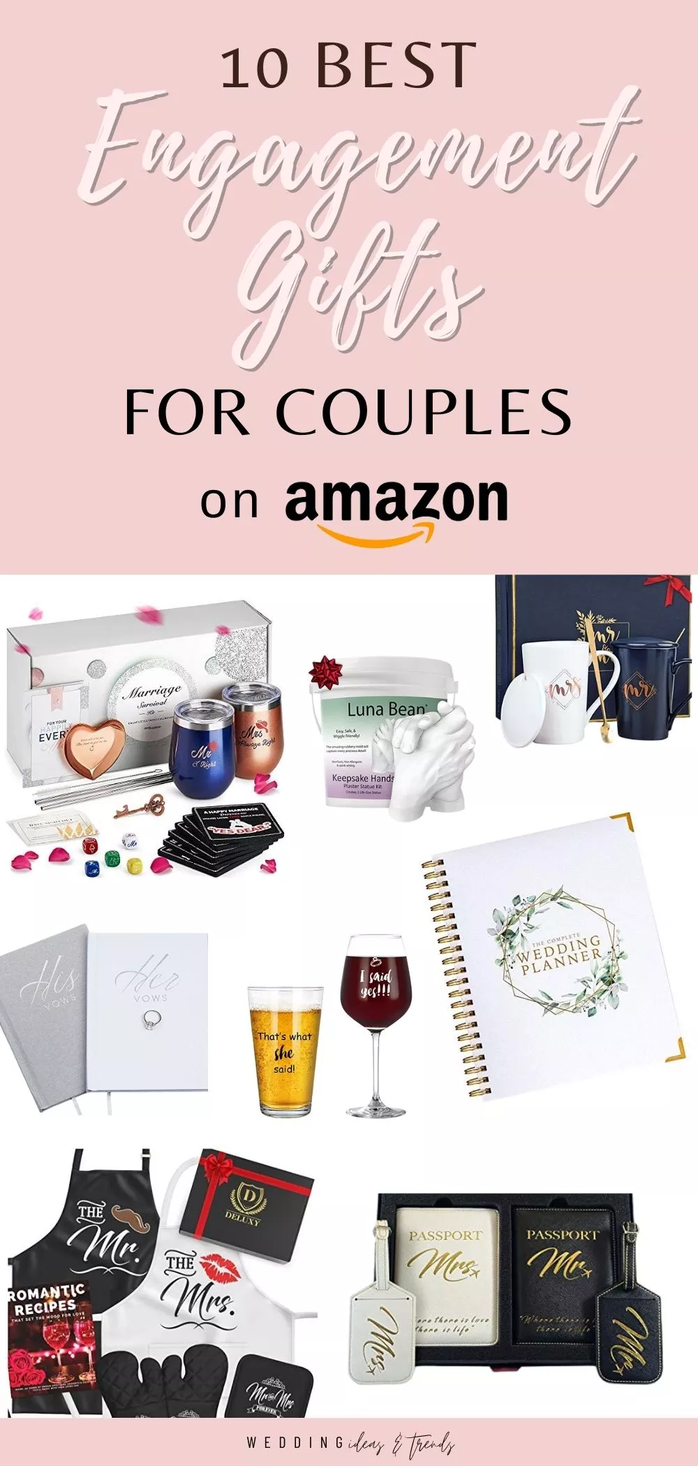 10 Best Engagement Gifts for Couples on Amazon