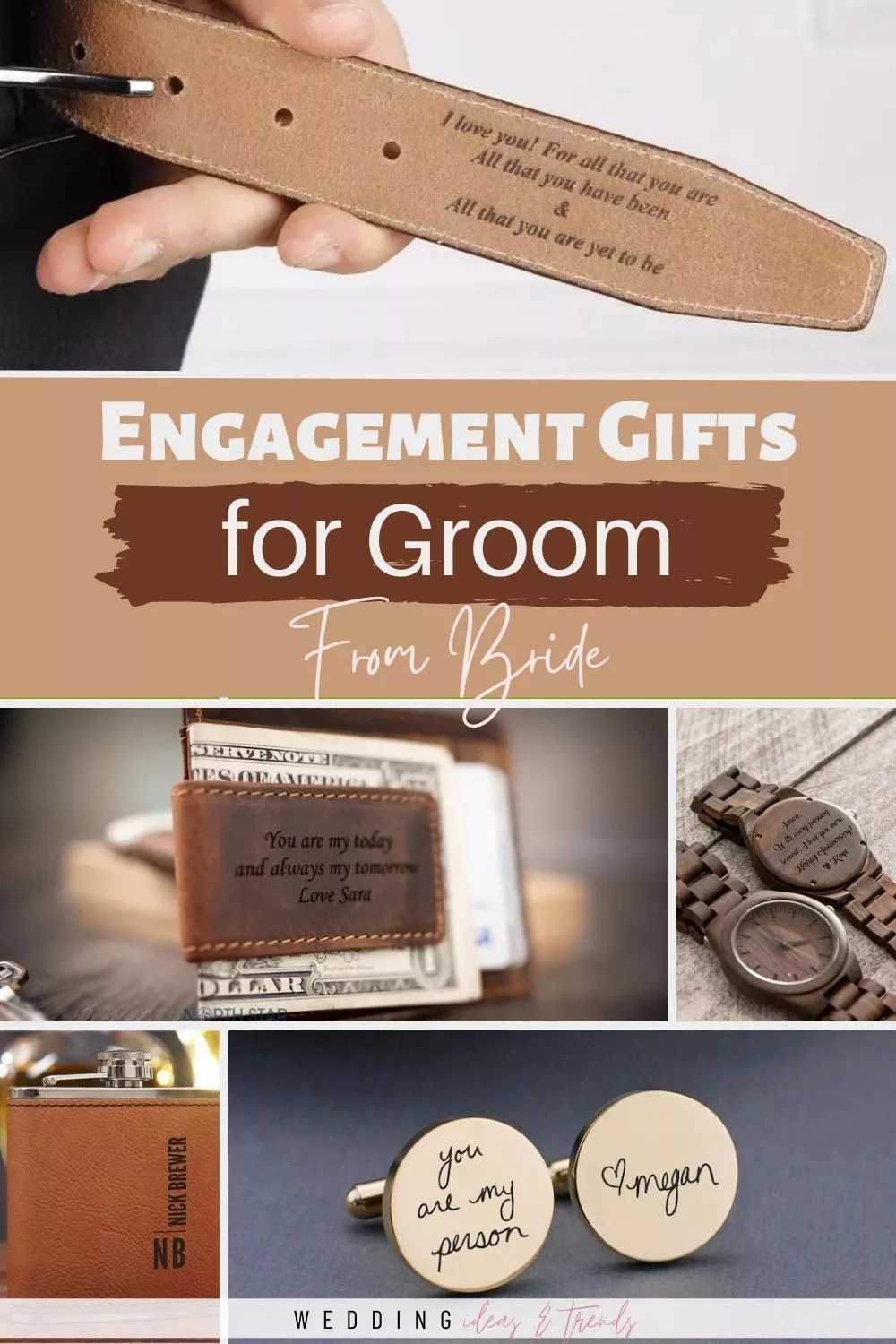 10 Best Personalized Engagement Gifts for Groom From Bride