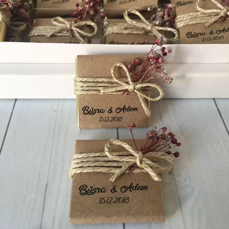 Chocolate Inexpensive Spring Wedding Favors Under 2$