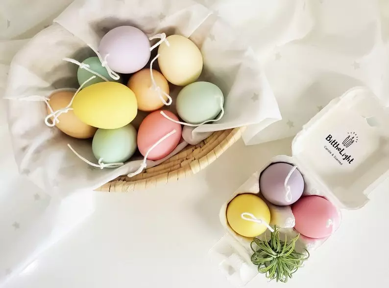 Easter Egg Soy Candle - Easter Wedding Favors for Your Spring Wedding