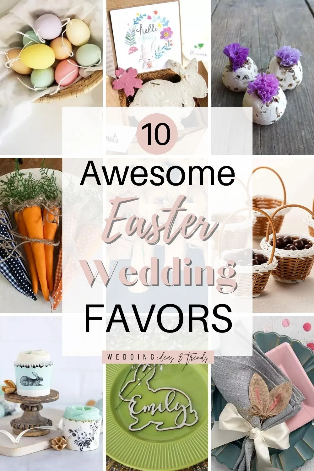 10 Awesome Easter Wedding Favors for Your Spring Wedding