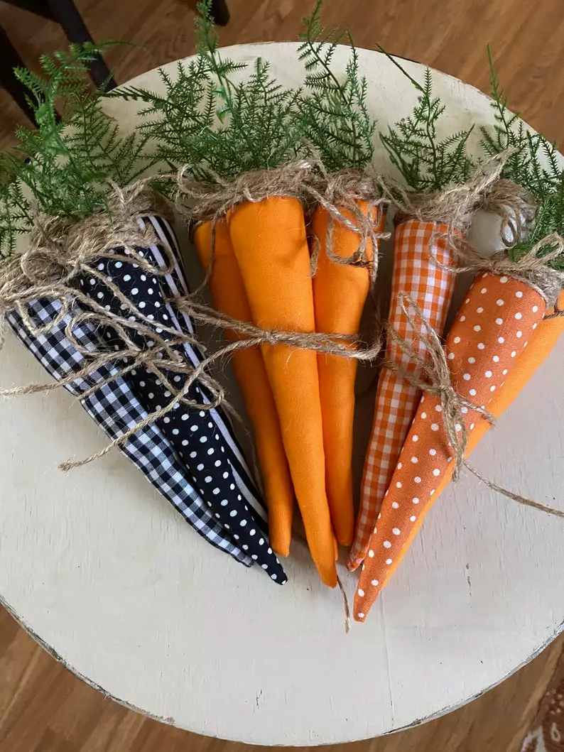 Fabric Carrots - Easter Wedding Favors for Your Spring Wedding