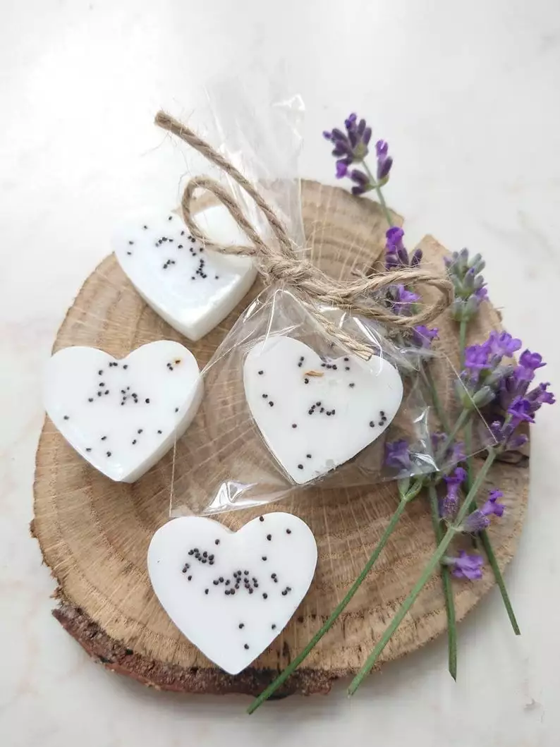 Mini Lavender Fragrance Soap Wedding Favors Under $1