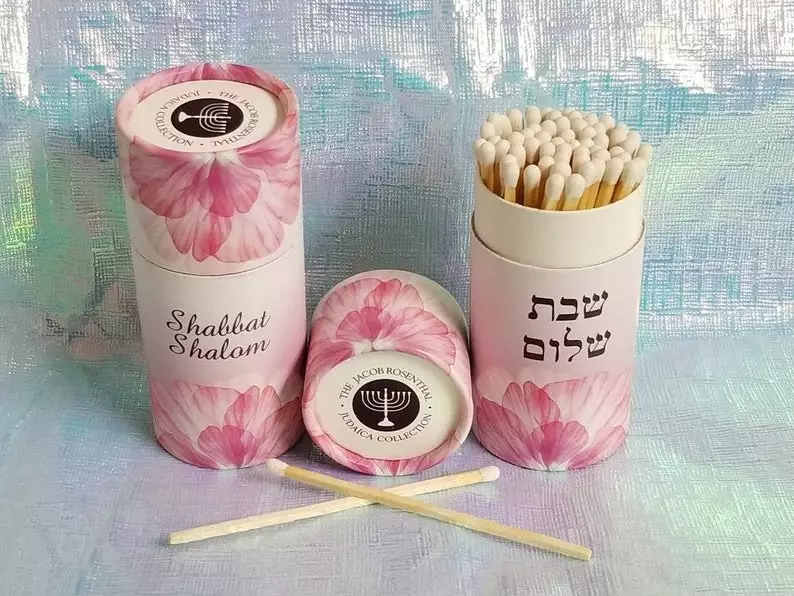 Shabbat Shalom Matches Best Jewish Wedding Favor Ideas Your Guests will Love