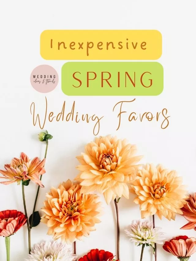 Best Inexpensive Spring Wedding Favors