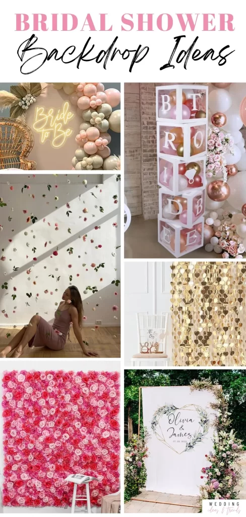 10 Bridal Shower Backdrop Ideas To Create Amazing Photos