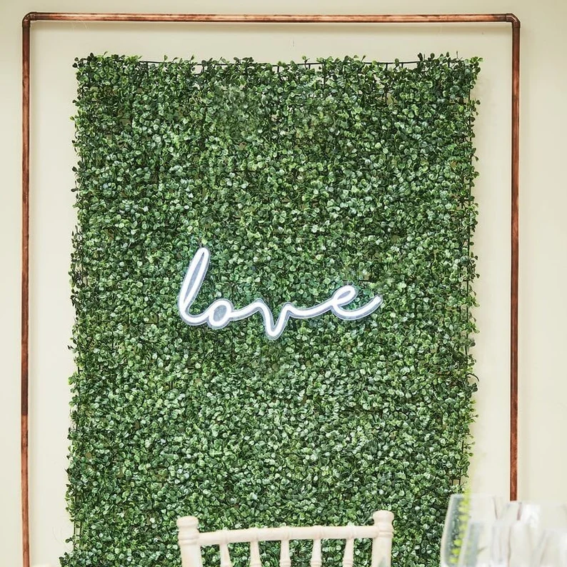 Bridal Shower Backdrop Ideas To Create Amazing Photos - flower wall backdrop foliage tile , Greenery Backdrop